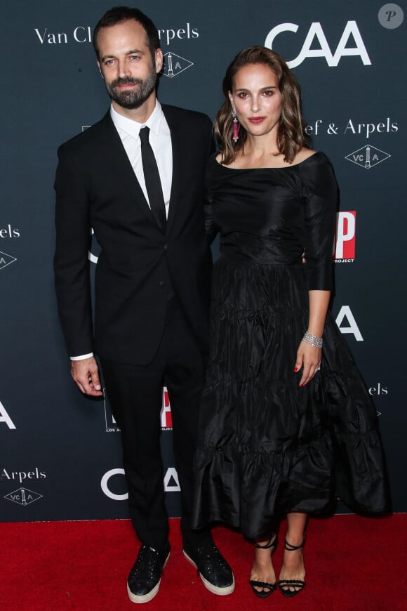 Il restera à jamais de leur union de magnifiques passages sur le tapis rouge...
Benjamin Millepied et Natalie Portman (robe Dior) - Les célébrités arrivent à la soirée "Dance Project Gala" à Los Angeles le 7 octobre 2017. 