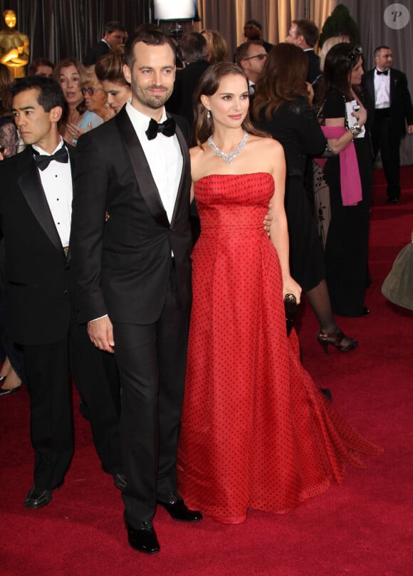 Le couple a divorcé
Benjamin Millepied et Natalie Portman aux Oscars