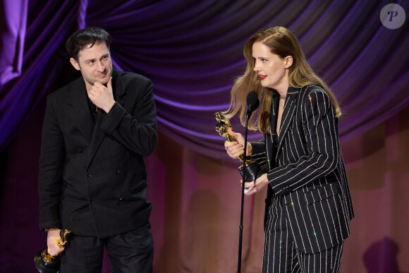 Arthur Harari et Justine Triet - 96ème cérémonie des Oscars au Dolby theater à Hollywood le 10 mars 2024 