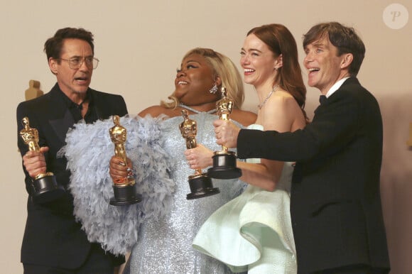 Robert Downey Jr., Da Vine Joy Randolph, Emma Stone et Cillian Murphy - 96e édition de la cérémonie des Oscars à Los Angeles, le 10 mars 2024. © Imago / Panoramic / Bestimage