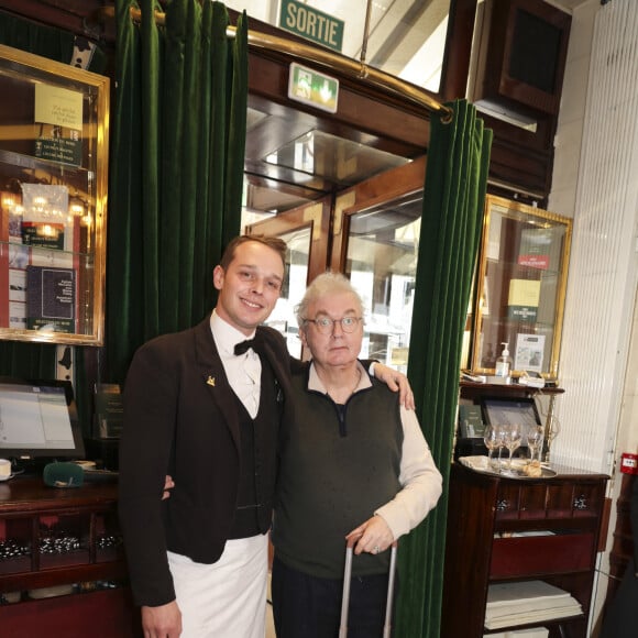 Dominique Besnehard - Remise du Prix Vins et Livres aux Deux Magots à Paris, France, le 11 mars 2024. 