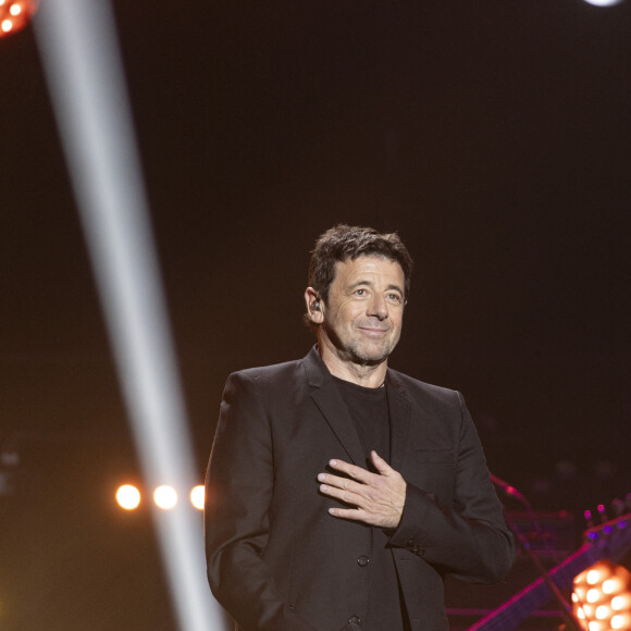 Exclusif - Patrick Bruel sur scène lors du concert "Leurs voix pour l'espoir" à l'Olympia à Paris le 11 mars 2024. © Perusseau / Bellak / Bestimage 