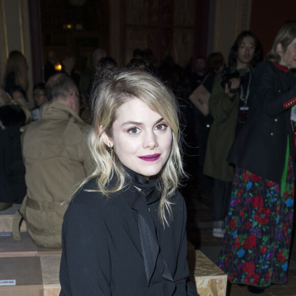 Exclusif - Béatrice Martin, dite Coeur de pirate - Défilé Sonia Rykiel collection prêt-à-porter Automne-Hiver 2017-2018 à l'école des Beaux Arts à Paris, le 3 Mars 2017. © Olivier Borde/Bestimage