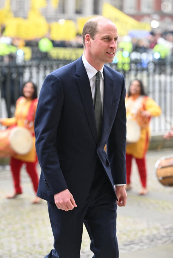 Mais elle est malade alors le prince William est seul en ce moment.
La famille royale britannique et les invités arrivent pour assister au service de célébration de la Journée du Commonwealth (Commonwealth Day) à l'abbaye de Westminster à Londres, célébré cette année en l'absence de Charles III et de Kate. Londres, le 11 mars 2024. 