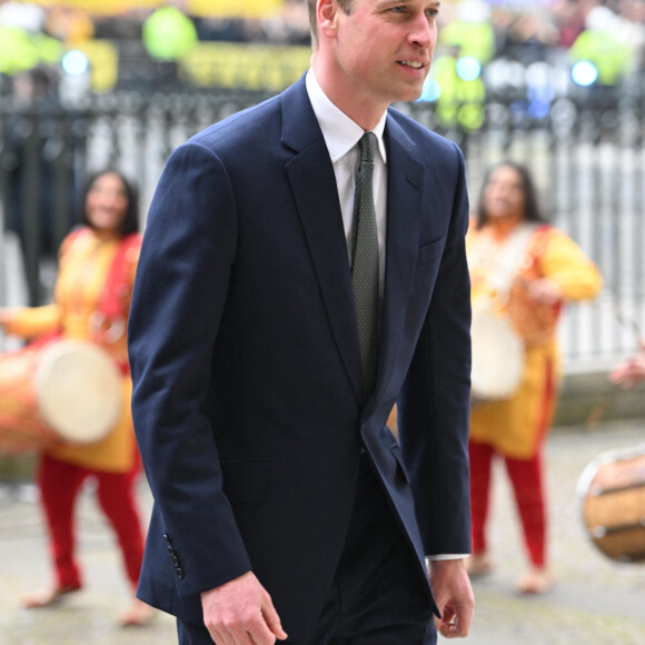 Mais elle est malade alors le prince William est seul en ce moment.
La famille royale britannique et les invités arrivent pour assister au service de célébration de la Journée du Commonwealth (Commonwealth Day) à l'abbaye de Westminster à Londres, célébré cette année en l'absence de Charles III et de Kate. Londres, le 11 mars 2024. 