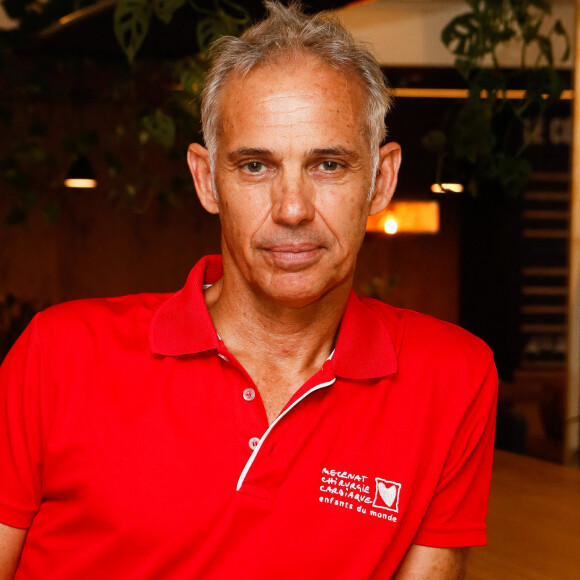À cette soirée, un absent de marque : Paul Belmondo.
Exclusif - Paul Belmondo - Portraits des personnalités lors de la 20ème édition de "l'étape du coeur" de l'association "Mécénat Chirurgie Cardiaque" (MCC) lors du tour de France 2023 à l'hôtel Ibis Mériadeck de Bordeaux, France, le 06 juillet 2023. © Christophe Clovis / Bestimage 