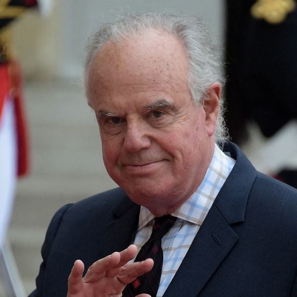 Frédéric Mitterrand - Arrivées au dîner d'Etat organisé pour la visite du président itlalien Sergio Mattarella au Palais de l'Elysée à Paris, le 5 juillet 2021. 