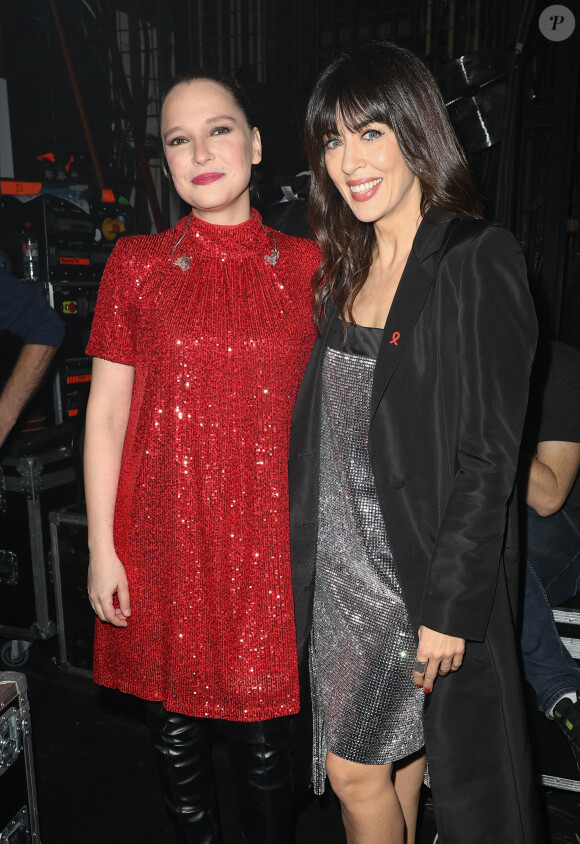 Comme Anne Sila.
Exclusif - Anne Sila, Nolwenn Leroy (habillée en Gucci) en backstage de l'enregistrement de la soirée "Les 30 ans du sidaction - la soirée événement" au Grand Rex à Paris diffusée le 23 mars 2024 sur France 2 À l'occasion du week-end du Sidaction, qui aura lieu les 22, 23, 24 mars prochain, et pour célébrer cette édition anniversaire, cette soirée-événement mettra l'espoir à l'honneur.  © Coadic Guirec / Cyril Moreau / Bestimage 