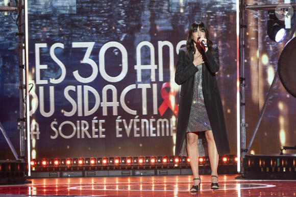 Exclusif - Nolwenn Leroy (habillée en Gucci) lors de l'enregistrement de la soirée "Les 30 ans du sidaction - la soirée événement" au Grand Rex à Paris diffusée le 23 mars 2024 sur France 2 À l'occasion du week-end du Sidaction, qui aura lieu les 22, 23, 24 mars prochain, et pour célébrer cette édition anniversaire, cette soirée-événement mettra l'espoir à l'honneur. © Cyril Moreau / Coadic Guirec / Bestimage 