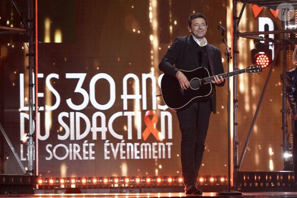 Exclusif - Patrick Bruel lors de l'enregistrement de la soirée "Les 30 ans du sidaction - la soirée événement" au Grand Rex à Paris diffusée le 23 mars 2024 sur France 2 À l'occasion du week-end du Sidaction, qui aura lieu les 22, 23, 24 mars prochain, et pour célébrer cette édition anniversaire, cette soirée-événement mettra l'espoir à l'honneur.  © Cyril Moreau / Coadic Guirec / Bestimage 