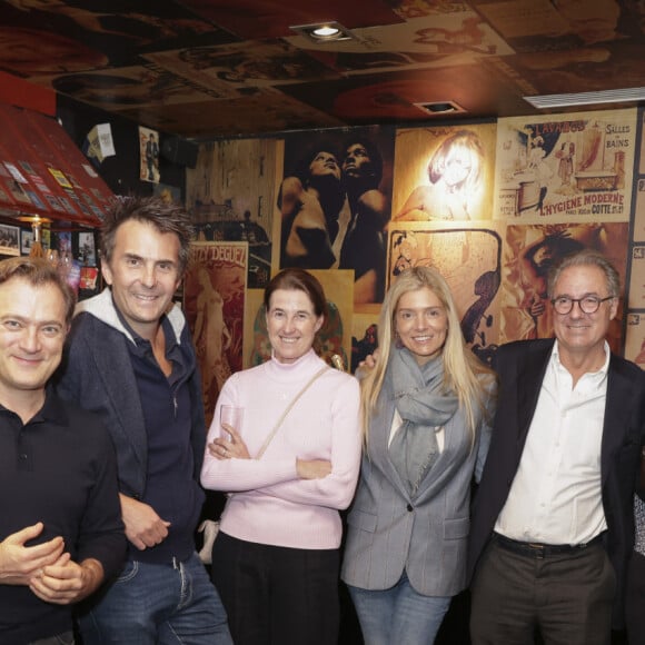 Exclusif - Guest, Renaud Capuçon, Yannick Bolloré, guest, Chloé Bolloré, guest, guest, guest - People au concert de Renaud Capuçon à l'Olympia à Paris, France, le 10 mars 2024.