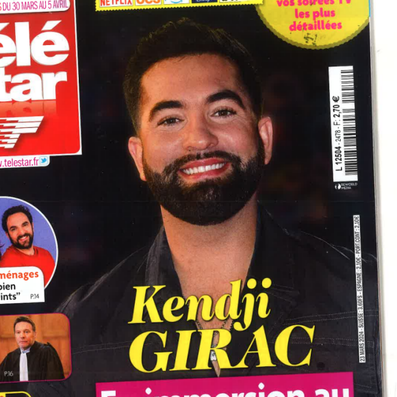 Couverture du magazine Télé Star en kiosque lundi 25 mars 2024.