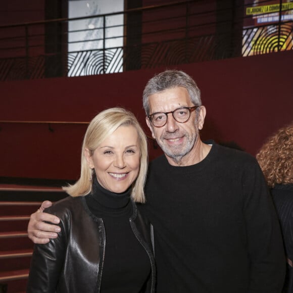 Exclusif - Laurence Ferrari, Michel Cymes - Concert de Renaud Capuçon à l'Olympia à Paris, le 10 mars 2024. © Moreau-Tribeca/Bestimage