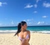Sur Instagram, Jade a dévoilé des bribes de son séjour de rêve entre séance bronzage sur les plages de sable blanc 
Jade Hallyday à Saint Barthélémy