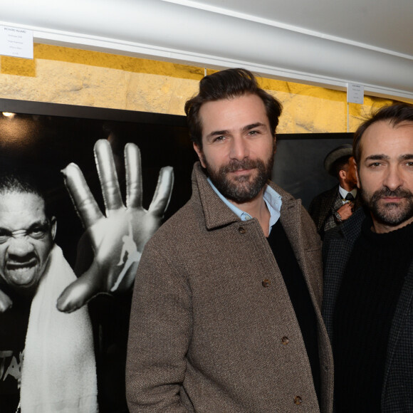 Exclusif - Grégory Fitoussi et son frère Mikael Fitoussi - Vernissage privé de l'exposition "JoeyStarr Punk Funk Hero" à la galerie Artcube à Paris, France, le 1 décembre 2016. Exposition du 2 au 11 décembre 2016. © Rachid Bellak/Bestimage