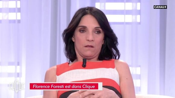 Florence Foresti dans l'émission Clique sur Canal+.