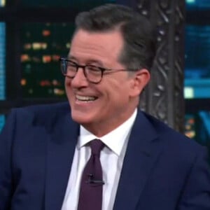 Will Smith fait la promotion du nouveau film "Gemini Man" sur le plateau de l'émission "The Late Show", le 8 octobre 2019. L'acteur a discuté avec Stephen Colbert des difficultés rencontrées pour son rôle dans le film. 