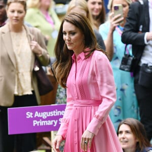 Catherine (Kate) Middleton, princesse de Galles, à l'exposition horticole "Chelsea Flower Show" à l'hôpital royal de Chelsea à Londres, le 22 mai 2023. 