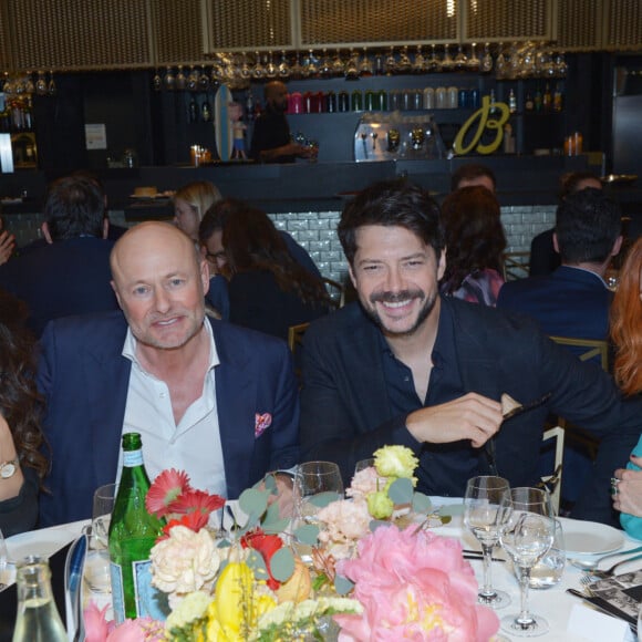 Reem Kherici, Georges Kern (Pdg Breitling), Alvaro Morte (La casa de papel), Audrey Fleurot - Dîner de charité Breitling à la Samaritaine pour l'association "Premiers de Cordée" à Paris le 4 avril 2024. © Rachid Bellak/Bestimage