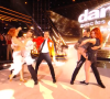 Elle a dansé avec son partenaire Adrien Caby, mais aussi Jean-Marc Généreux ce soir.
L'équipe de Jean-Marc Généreux,"Danse avec les stars", TF1.