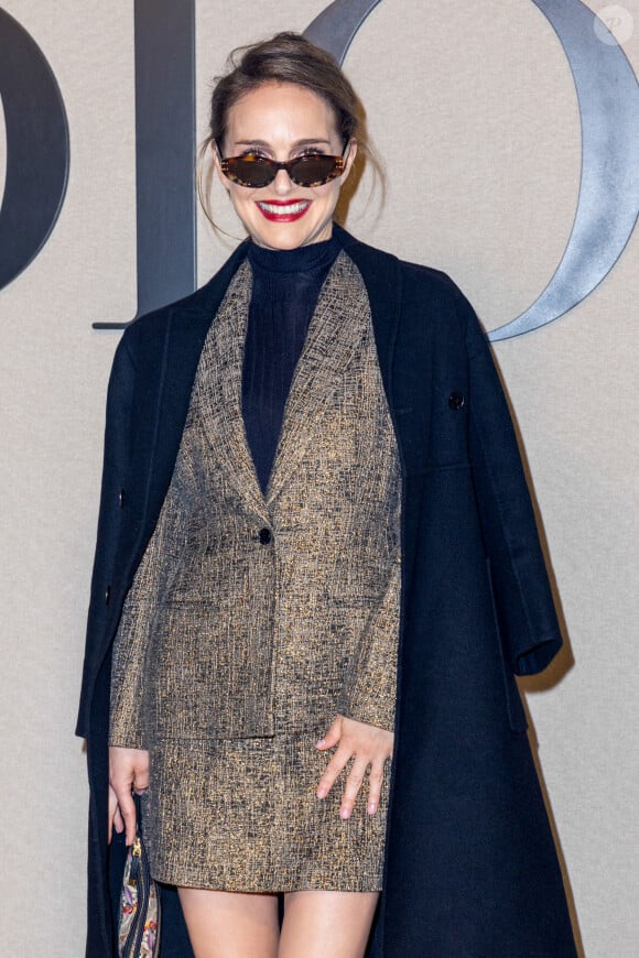 Natalie Portman - Défilé Christian Dior mode femme automne-hiver 2024-2025 lors de la Fashion Week de Paris (PFW), au jardin des Tuileries, à Paris, le 27 février 2024. © Olivier Borde/Bestimage