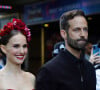 Ce n'est pas faute d'avoir tout donné.
Natalie Portman et Benjamin Millepied arrivent à la première du film "Thor: Love and Thunder" à Londres, le 5 juillet 2022.