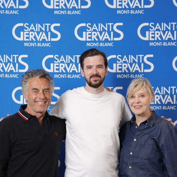 Gérard Holtz, Marc-Antoine Le Bret, Chantal Ladesou - 40ème Festival Saint-Gervais Mont-Blanc d'Humour le 8 avril 2024. © Boris Molinier via Bestimage