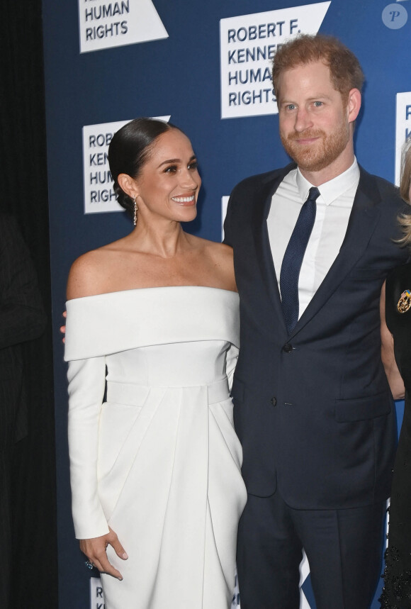 Le prince Harry et Meghan Markle - Photocall de la soirée de gala Robert F Kennedy Human Rights à New York.