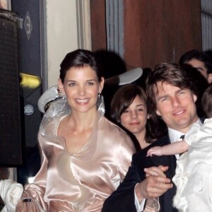 Tom Cruise, Katie Holmes et leur fille, Suri.