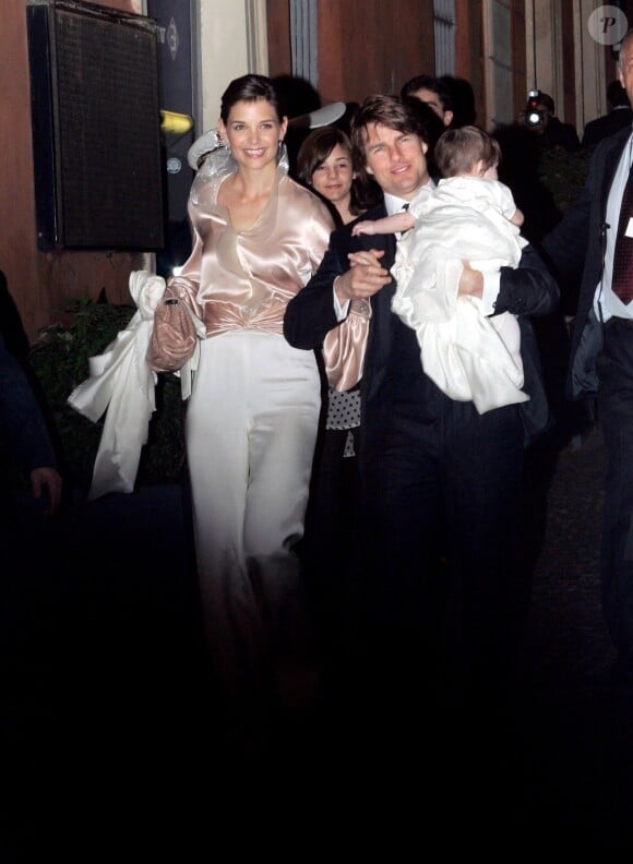 Tom Cruise, Katie Holmes et leur fille, Suri.