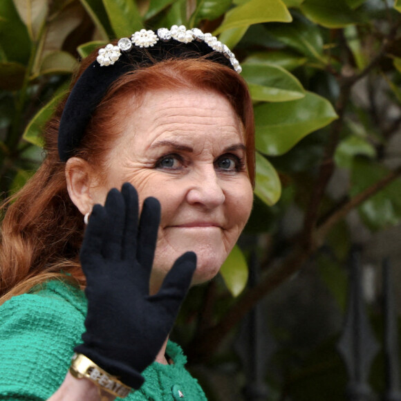 Sarah Ferguson a rendu hommage à la défunte reine, Elizabeth II.
Sarah, duchesse d'York, après le service des matines de Pâques à la chapelle St George du château de Windsor dans le Berkshire, au Royaume-Uni, le 31 mars 2024. Photo par Hollie Adams/PA Wire/ABACAPRESS.COM