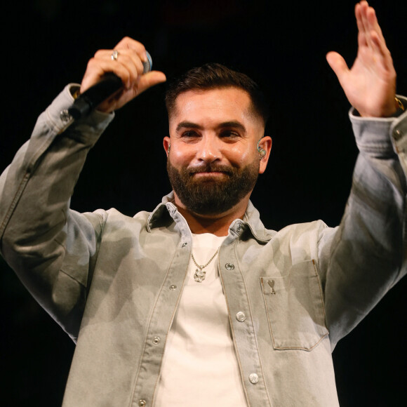 Exclusif - Kendji Girac - Concert "Corsu Mezu Mezu" à la Défense Arena à Paris, France. Le 28 octobre 2023. © Christophe Clovis / Bestimage 