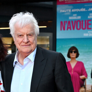 Sabine Azéma et André Dussollier étaient à Nice, le 19 avril 2024, pour l'avant première du film "N'avoue Jamais" réalisé par Yvan Calbérac et tourné en grande partie à Nice, projeté au cinéma Pathé Gare du Sud. © Bruno Bebert / Bestimage