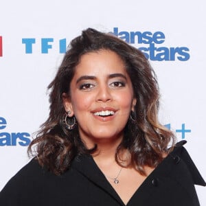 Il est suivi d'Inès Reg
Ines Reg - Photocall pour le lancement de la nouvelle saison de l'émission "Danse avec les stars 2024 (DALS)" à la Tour TF1 à Boulogne-Billancourt. Le 25 janvier 2024 © Christophe Clovis / Bestimage 
