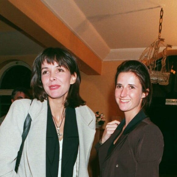 Tina Kieffer et sa soeur Florence en 1995.