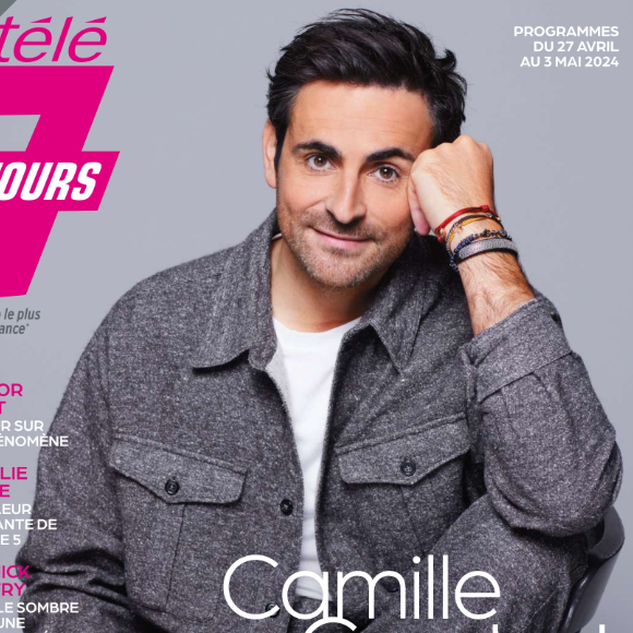 Camille Combal en couverture de "Télé 7 Jours"