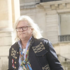 Pierre-Jean Chalençon - Obsèques de Catherine Lachens en l'église Saint-Roch à Paris le 7 octobre 2023. © Christophe Clovis/Bestimage