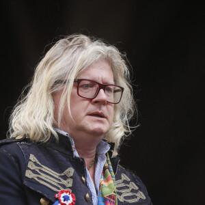 Pierre-Jean Chalençon - Obsèques de Catherine Lachens en l'église Saint-Roch à Paris le 7 octobre 2023. © Christophe Clovis/Bestimage