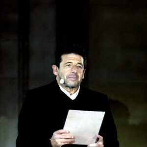 Patrick Bruel lors de la cérémonie d'État pour l'intronisation de Missak Manouchian et de sa femme Mélinée Manouchian au Panthéon à Paris le 21 février 2024. © Dominique Jacovides / Bestimage