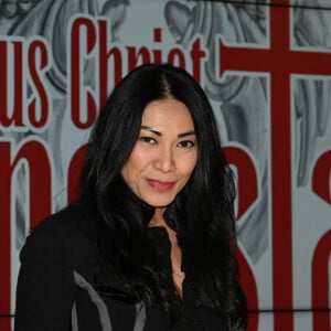 Anggun au photocall de la comédie musicale Jesus Christ Superstar, à Milan, Italie, le 4 mars 2024. Photo par IPA/ABACAPRESS.COM