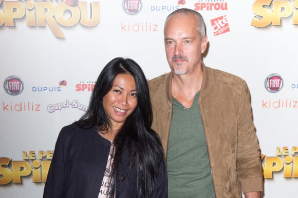 Anggun et son compagnon Christian Kretschmar assistent à la première du film 'Le petit Spirou' à Paris au Cinéma Grand Rex à Paris, France, le 10 septembre 2017. Photo par Nasser Berzane/ABACAPRESS.COM