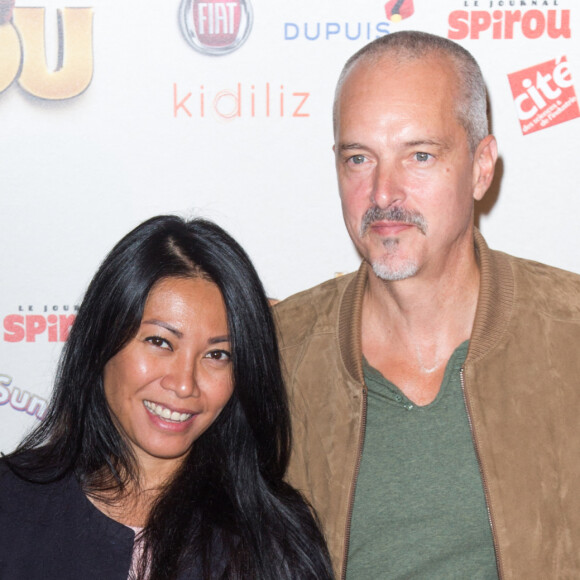 Anggun et son compagnon Christian Kretschmar assistent à la première du film 'Le petit Spirou' à Paris au Cinéma Grand Rex à Paris, France, le 10 septembre 2017. Photo par Nasser Berzane/ABACAPRESS.COM