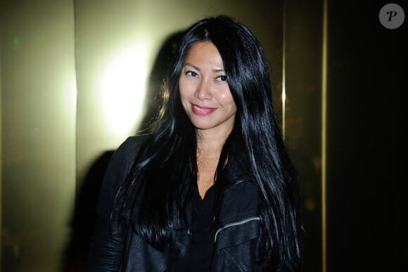 Anggun assiste au défilé de la collection prêt-à-porter printemps-été 2015 de Guy Laroche qui s'est tenu au Grand Palais à Paris, en France, le 24 septembre 2014. Photo par Aurore Marechal/ABACAPRESS.COM