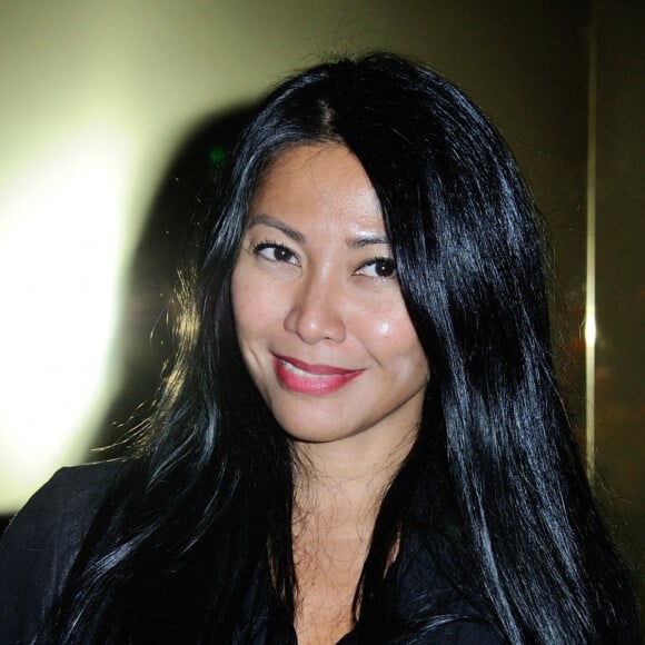 Anggun assiste au défilé de la collection prêt-à-porter printemps-été 2015 de Guy Laroche qui s'est tenu au Grand Palais à Paris, en France, le 24 septembre 2014. Photo par Aurore Marechal/ABACAPRESS.COM