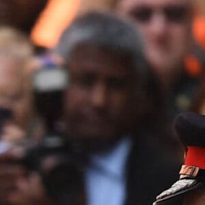 Première sortie officielle du roi Charles III d'Angleterre, accompagné de Camilla Parker Bowles, reine consort d'Angleterre, au Macmillan Cancer Centre de l'University College Hospital à Londres, le 30 avril 2024.