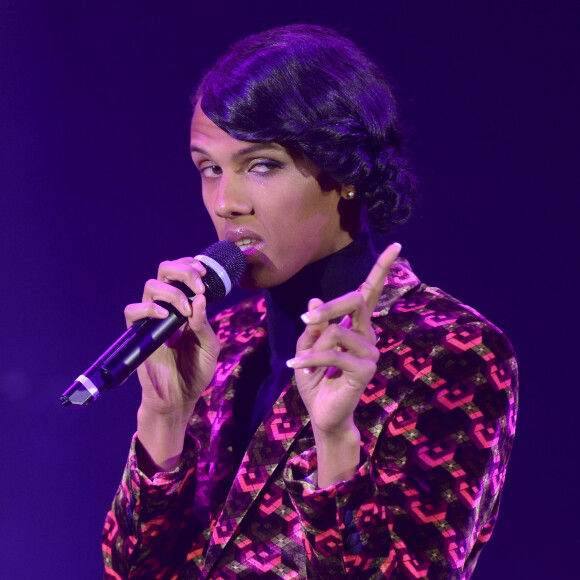 Il ose toutes les transformations
Stromae - Enregistrement de l'émission télé "Che tempo che fa" à Milan en Italie le 19 février 2014.  Guests at Tv Show - Che tempo che fa in Milan - Italy on 19-02-2014