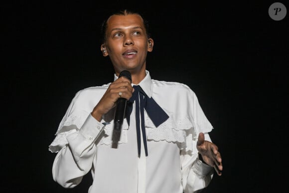 Le chanteur Stromae lors du Festival de Coachella à indio, Los Angeles, Californie, Etats-Unis, le 23 avril 2022. © Daniel DeSlover/Zuma Press/Bestimage