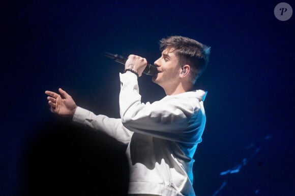 Julien Liebermann lors du concert de la Star Academy à Lyon, le 15/03/24. Photo Sandrine Thesillat / Panoramic 