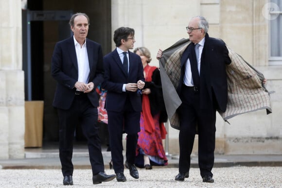 Xavier Niel, fondateur du groupe de télécommunications français Illiad - Arrivée des invités au dîner d'Etat en l'honneur du président chinois Xi Jinping et de sa femme la Première Dame Peng Liyuan au palais présidentiel de l'Elysée à Paris, France, le 6 mai 2024. © Stéphane Lemouton / Bestimage