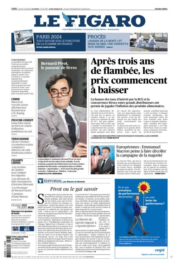 Le Figaro, 7 mai 2024.